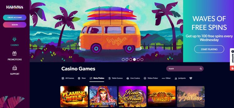 Kahuna Casino review