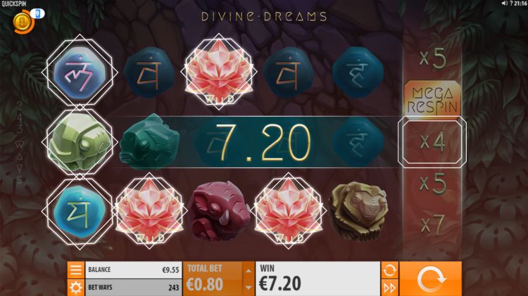 Divine dreams slot machine online quickspin king win