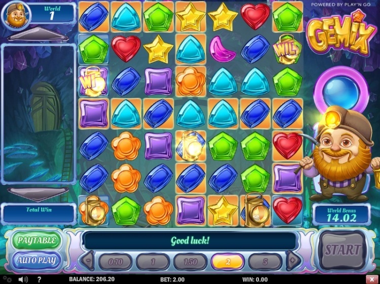 Gemix online slot machine