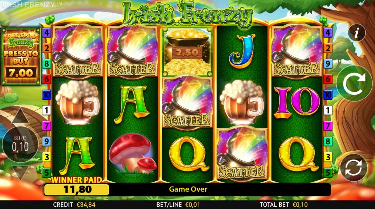 Irish frenzy slots